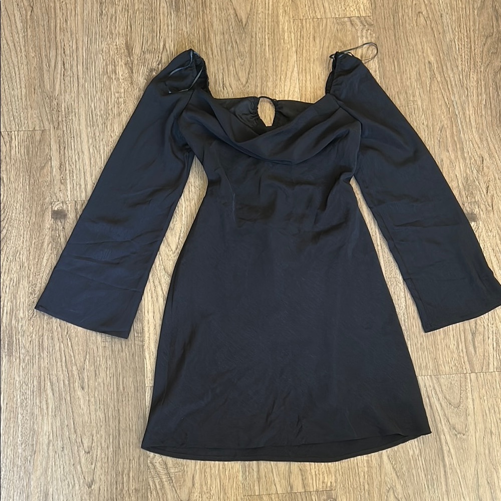 Elegant Black Off-Shoulder Dress